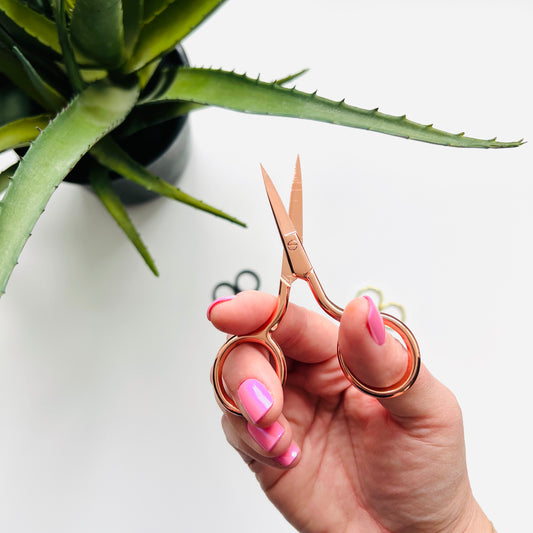 Rose Gold Embroidery Scissors