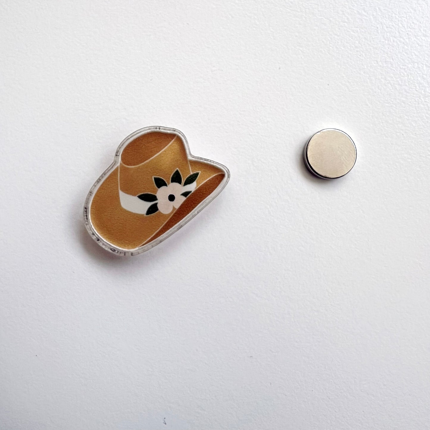 Floral Cowgirl Hat Needle Minder