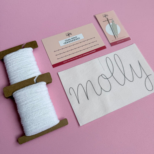 Custom Name Embroidery Kit
