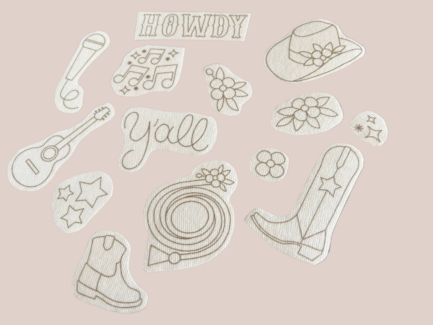 Nashville Vibes Embroidery PDF Pattern Set