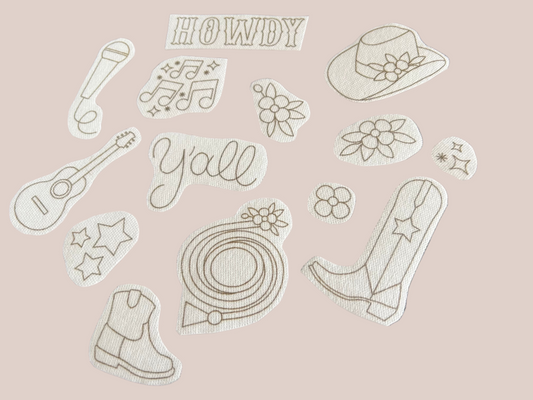 Nashville Vibes Embroidery PDF Pattern Set