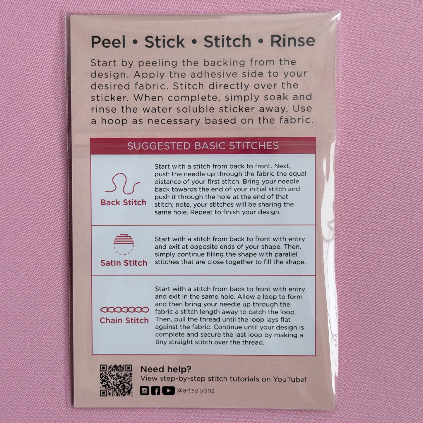 Summer Splash Stick & Stitch Set