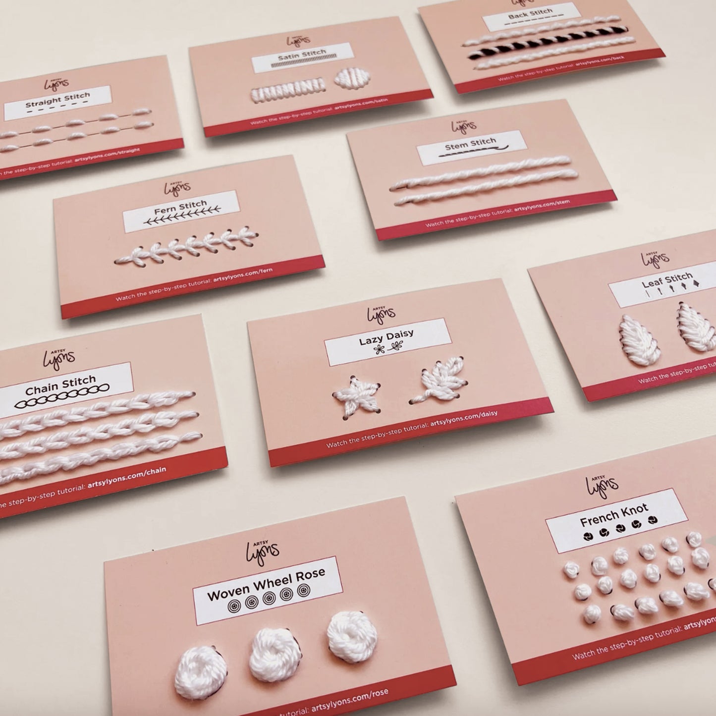 The Stitch Deck(TM) Embroidery Kit