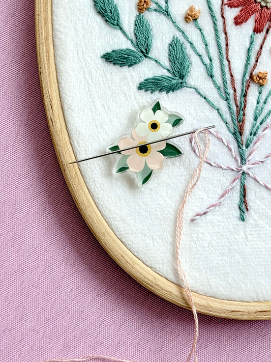 Floral Needle Minder