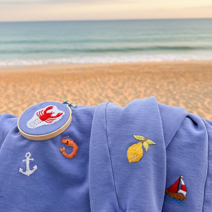 Coastal Charm Stick & Stitch Set