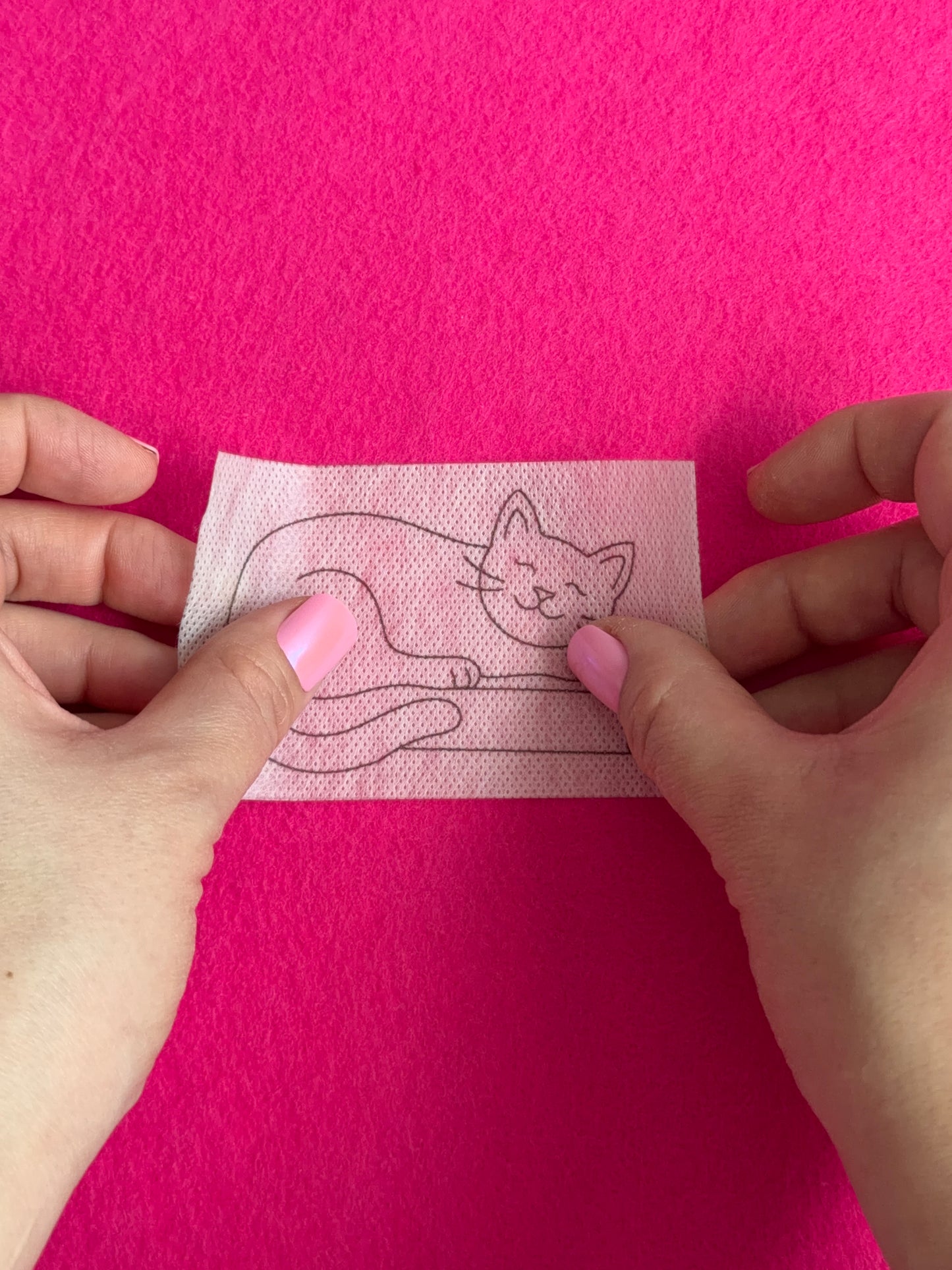 Cozy Cat 1-Stitch Beginner Embroidery Kit