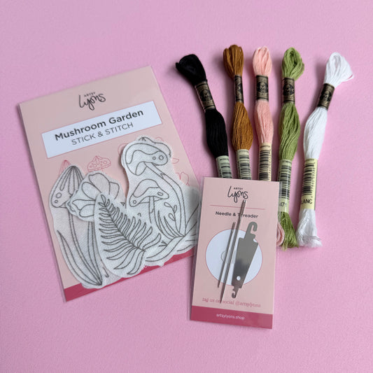 Mushroom Garden Stick & Stitch Bundle