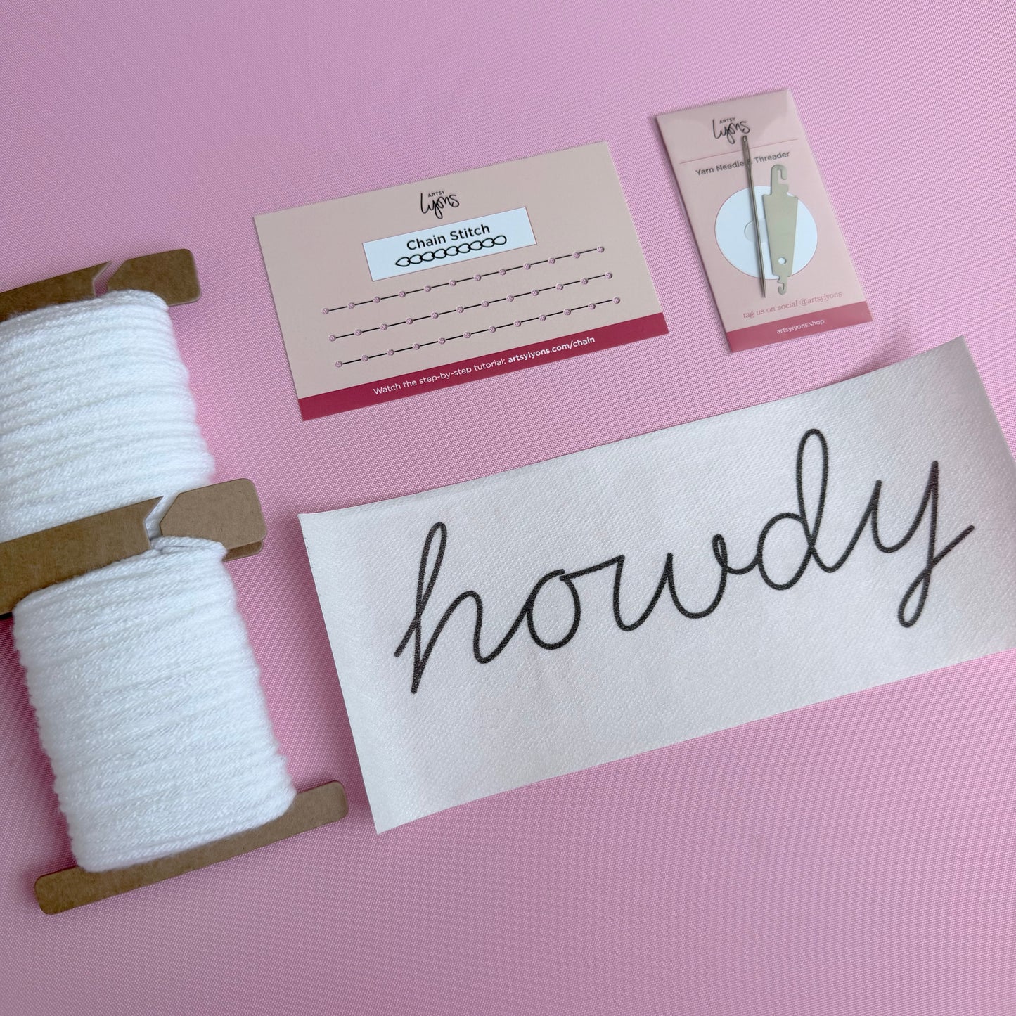 Howdy 1-Stitch Embroidery Kit