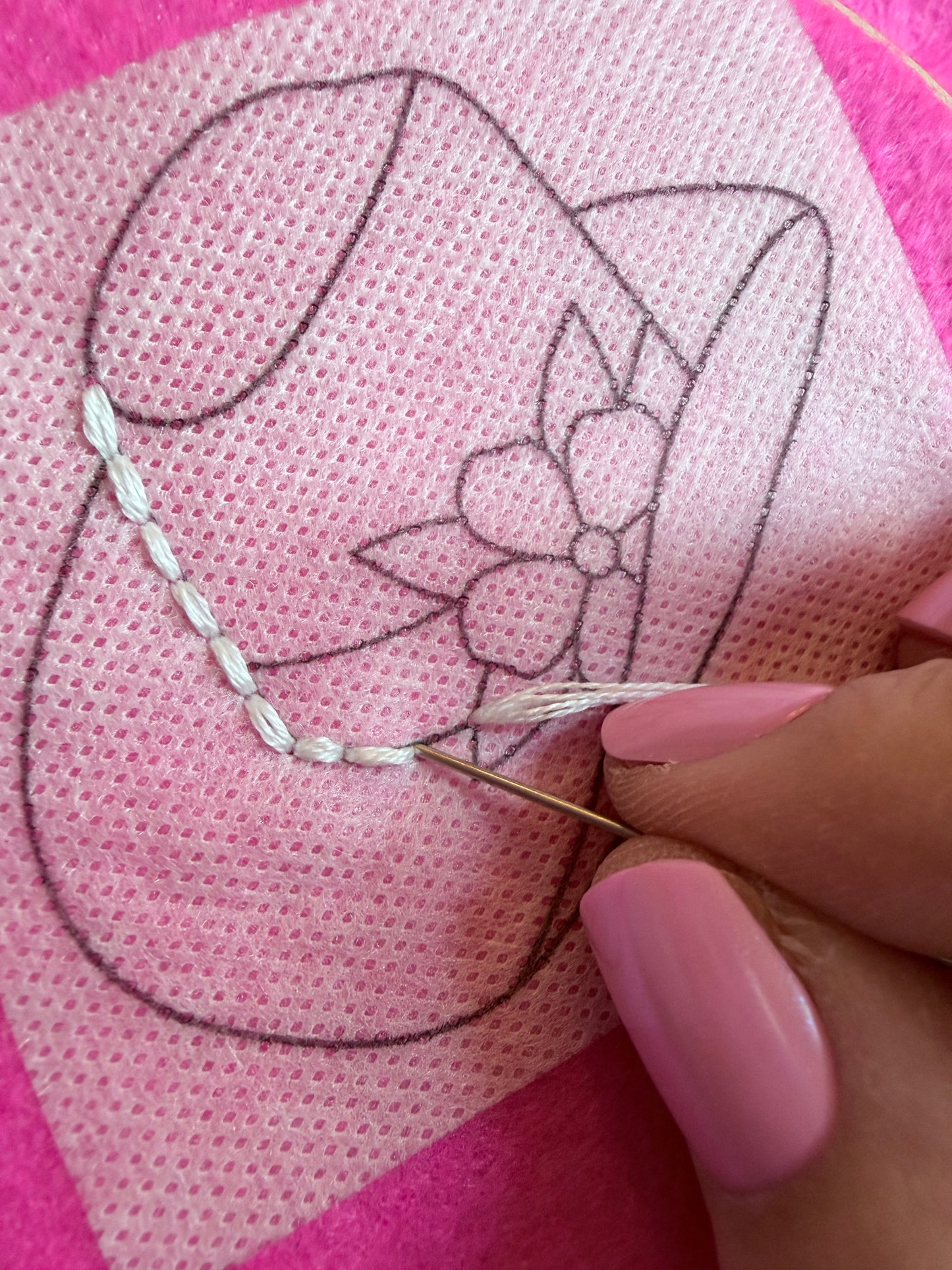Cowgirl Chic 1-Stitch Beginner Embroidery Kit