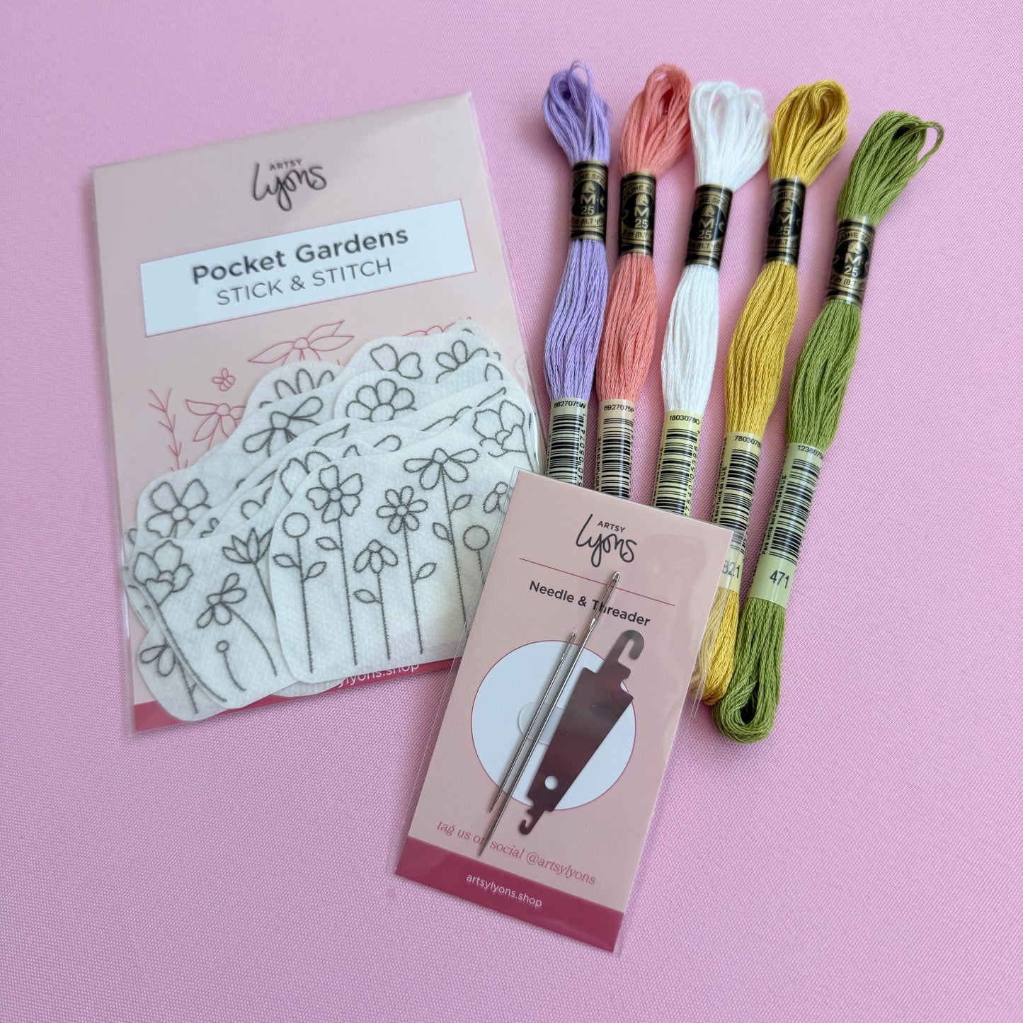 Pocket Gardens Stick & Stitch Bundle