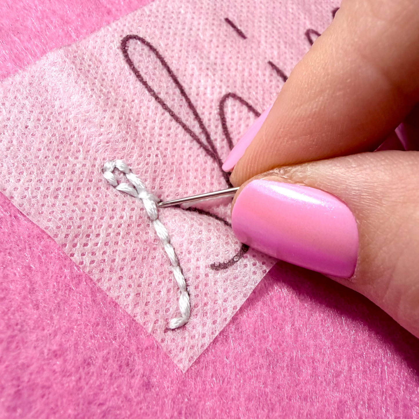 Good Vibes 1-Stitch Beginner Embroidery Kit