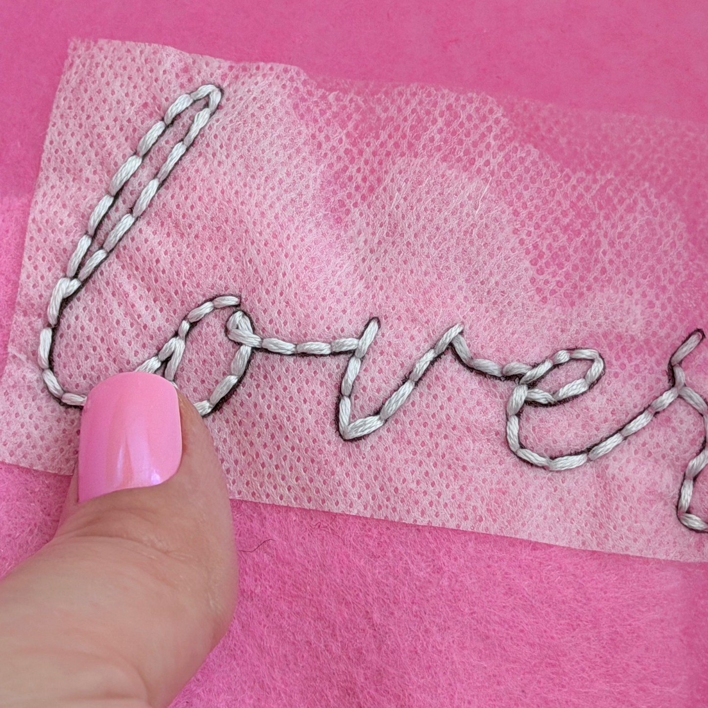 Love Notes 1-Stitch Beginner Embroidery Kit