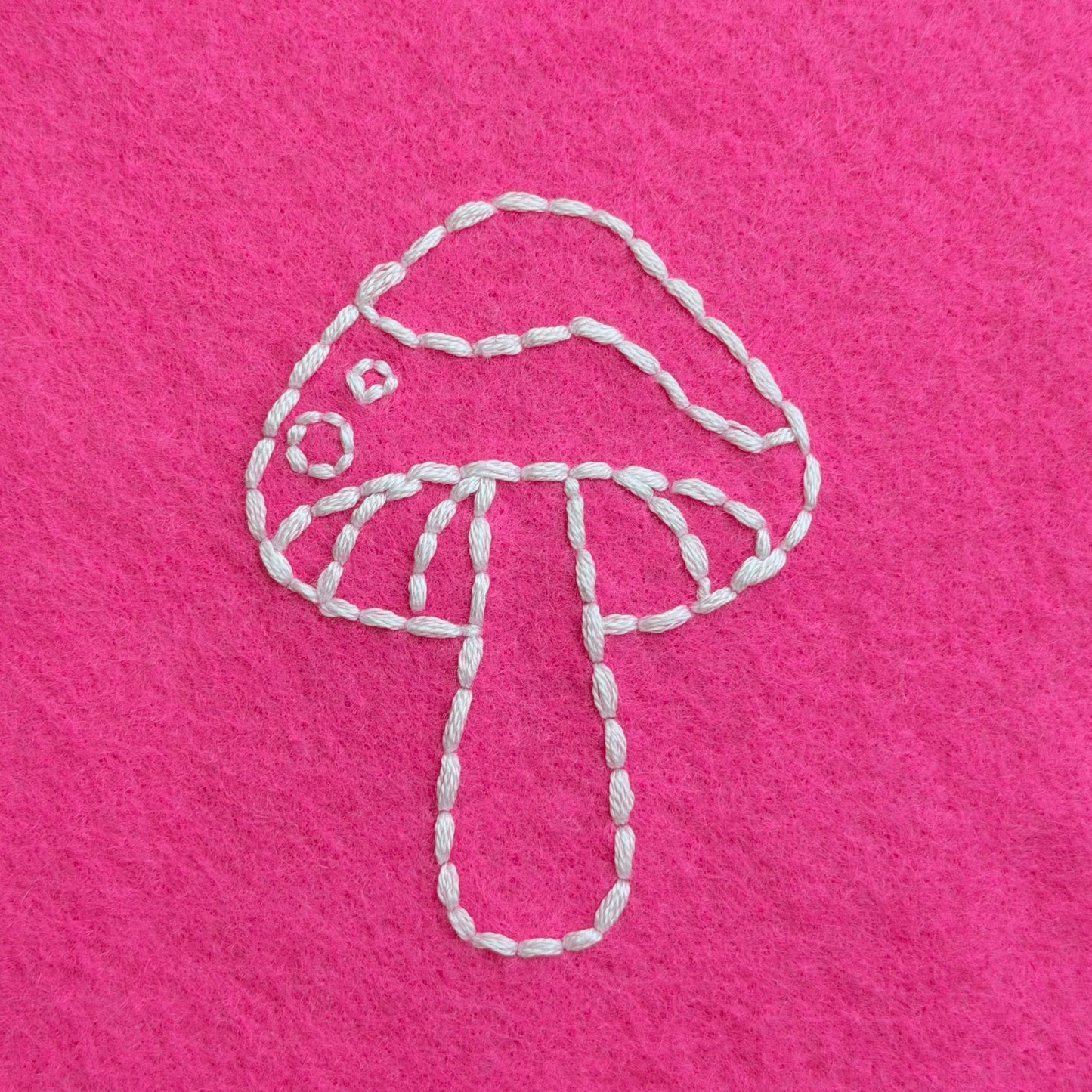 Tiny Toadstool 1-Stitch Beginner Embroidery Kit