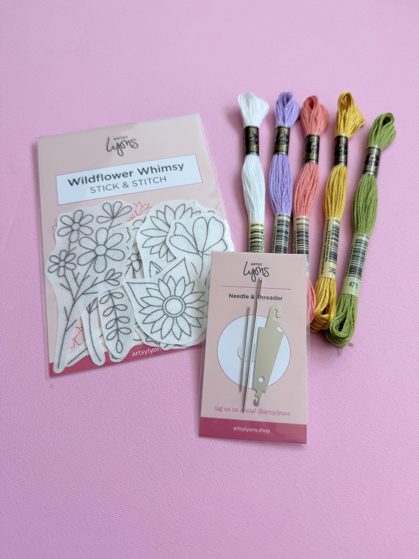 Wildflower Whimsy Stick & Stitch Bundle