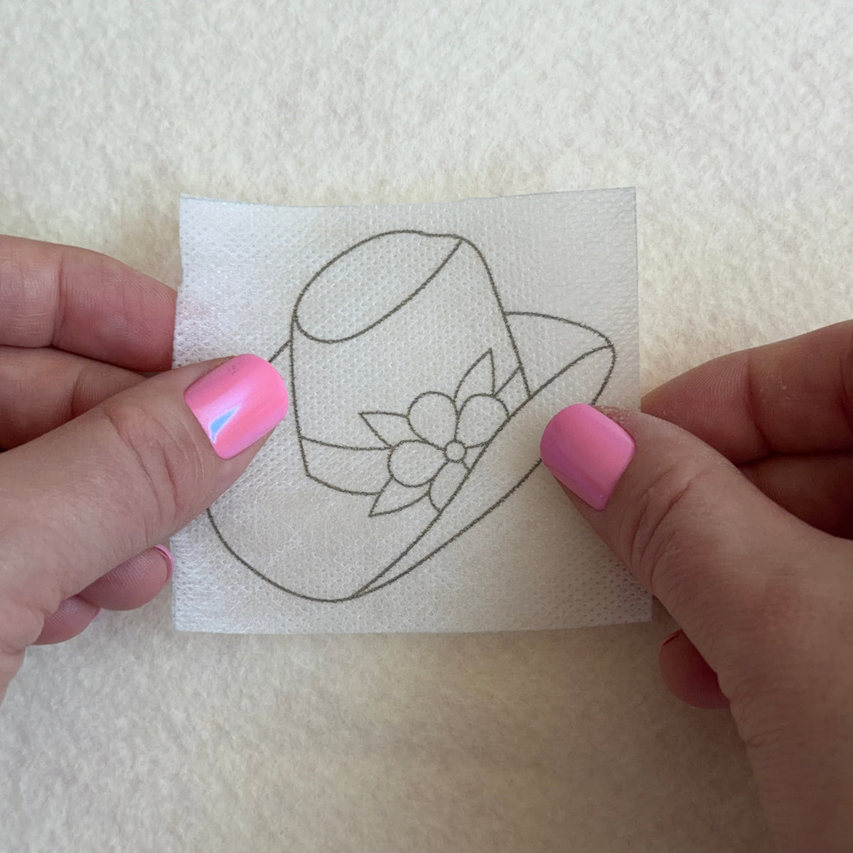 Cowgirl Chic 2-Stitch Beginner Embroidery Kit