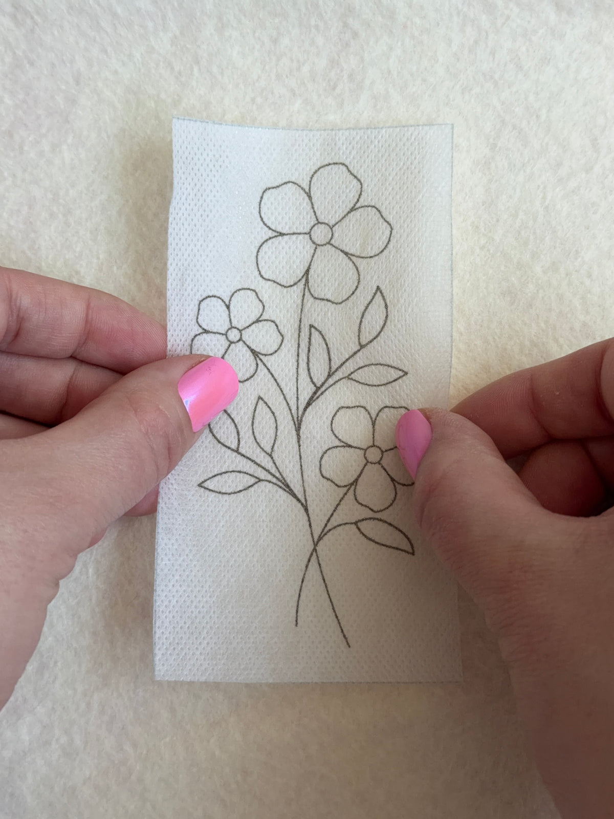 Wild Petals 3-Stitch Beginner Embroidery Kit