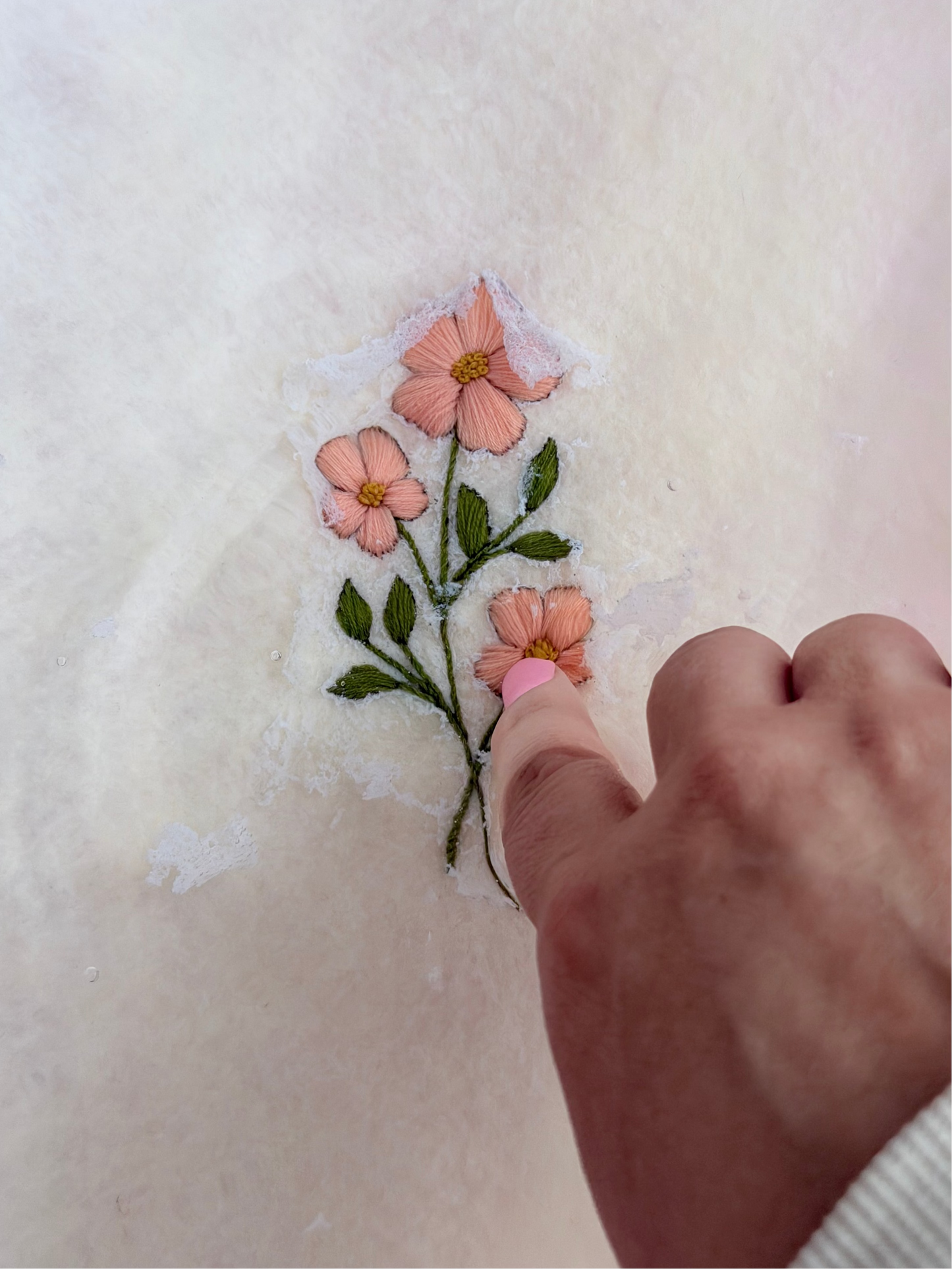 Wild Petals 3-Stitch Beginner Embroidery Kit