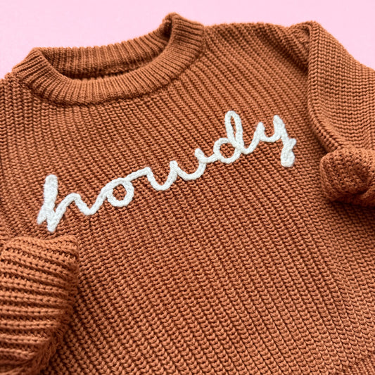 Howdy 1-Stitch Embroidery Kit