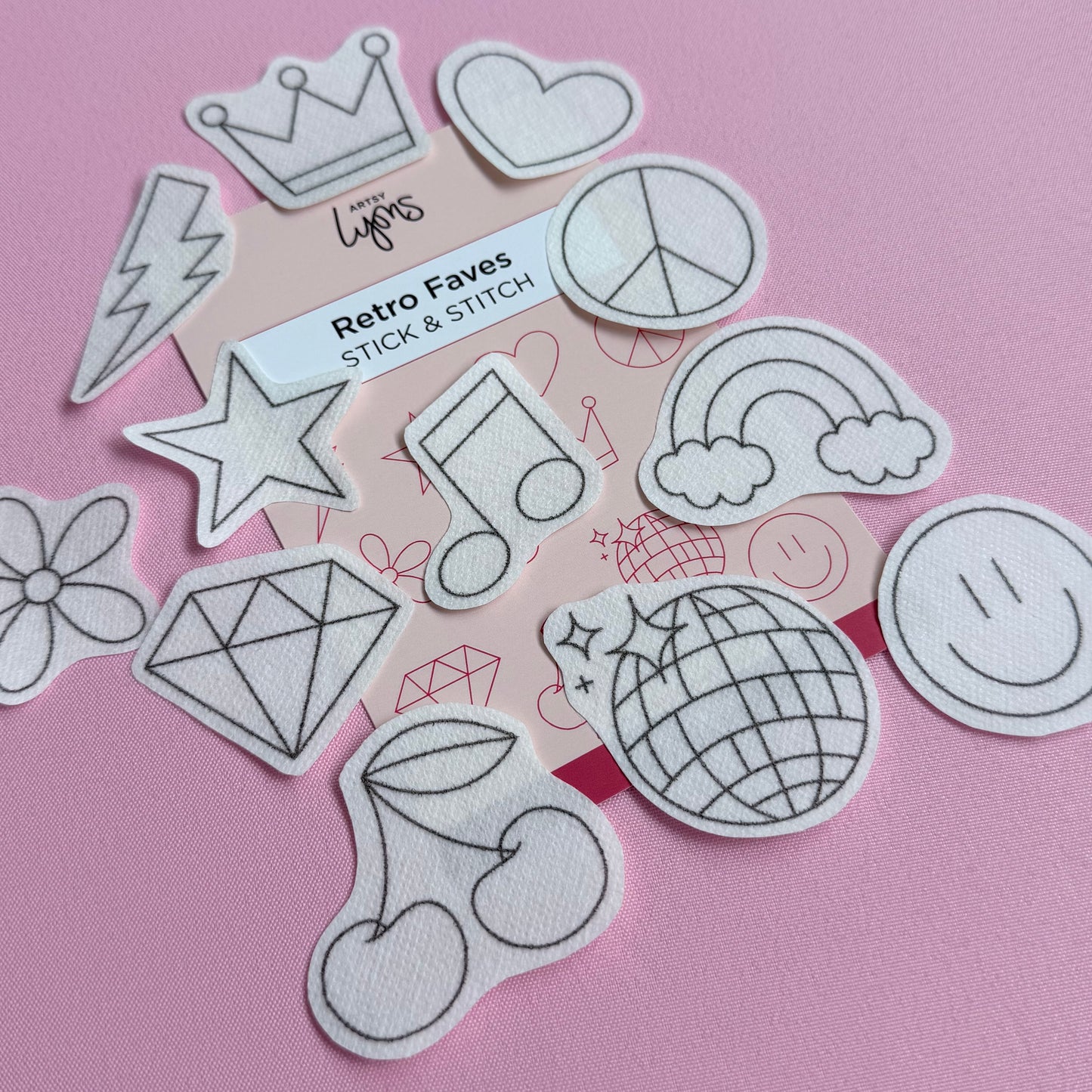 Retro Faves Stick & Stitch Set