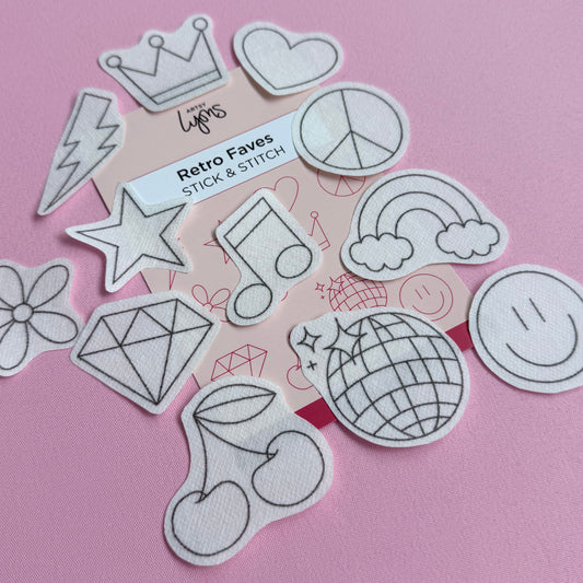 Retro Faves Stick & Stitch Set