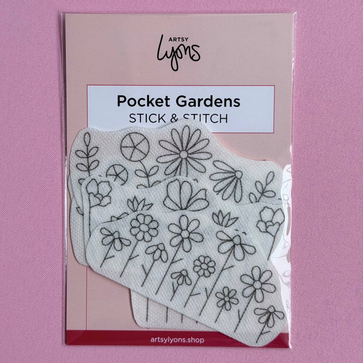 Pocket Gardens Stick & Stitch Set