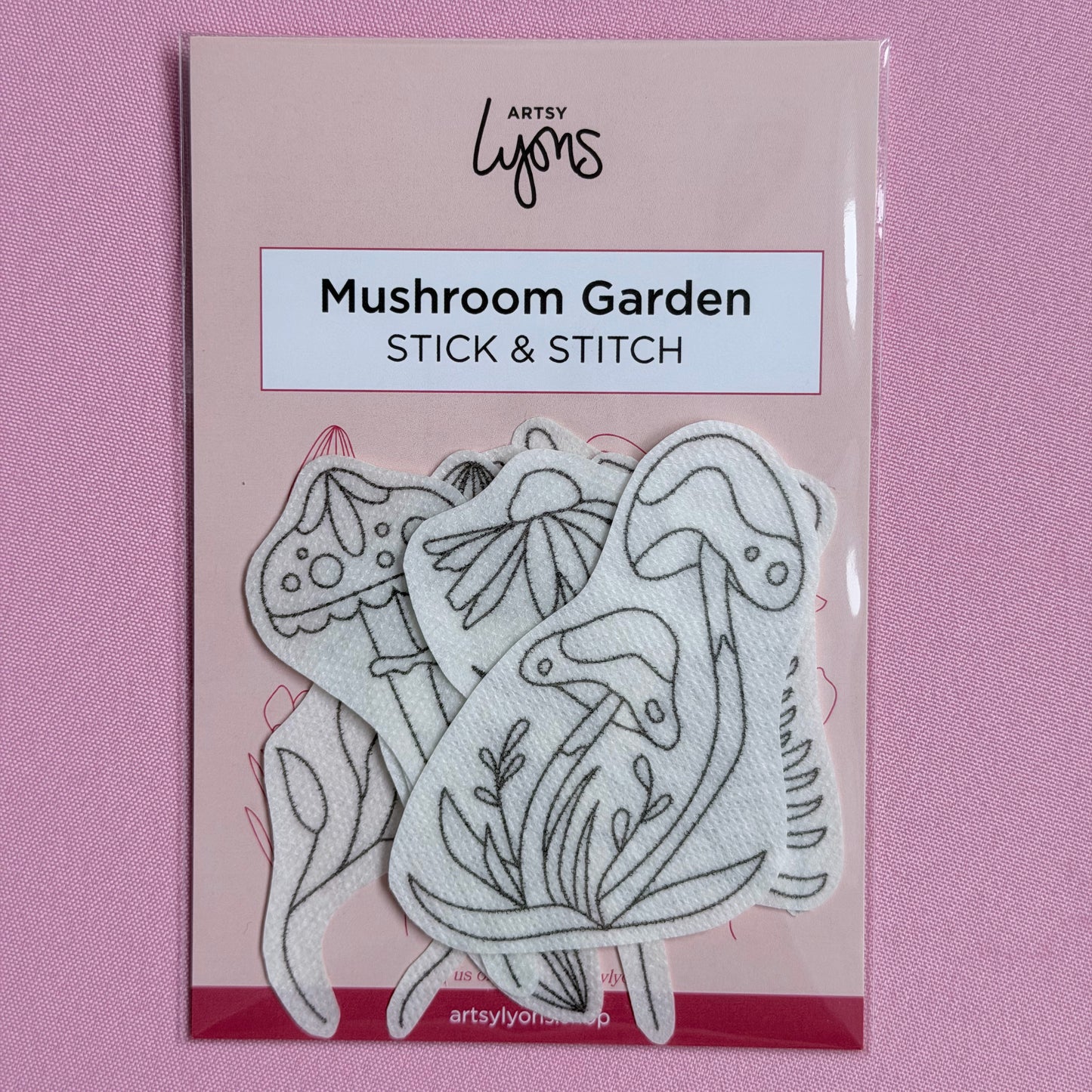 Mushroom Garden Stick & Stitch Set