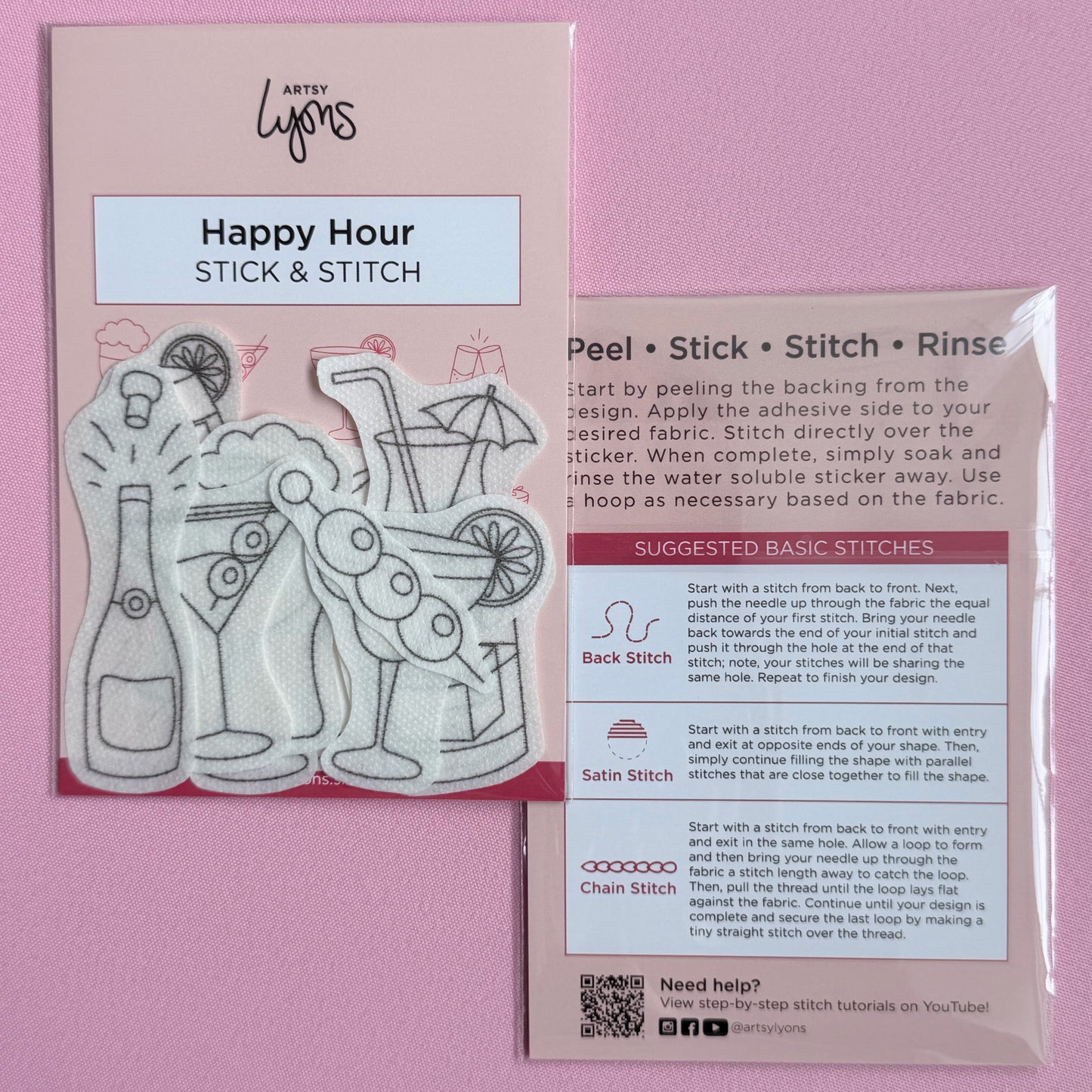 Happy Hour Stick & Stitch Set