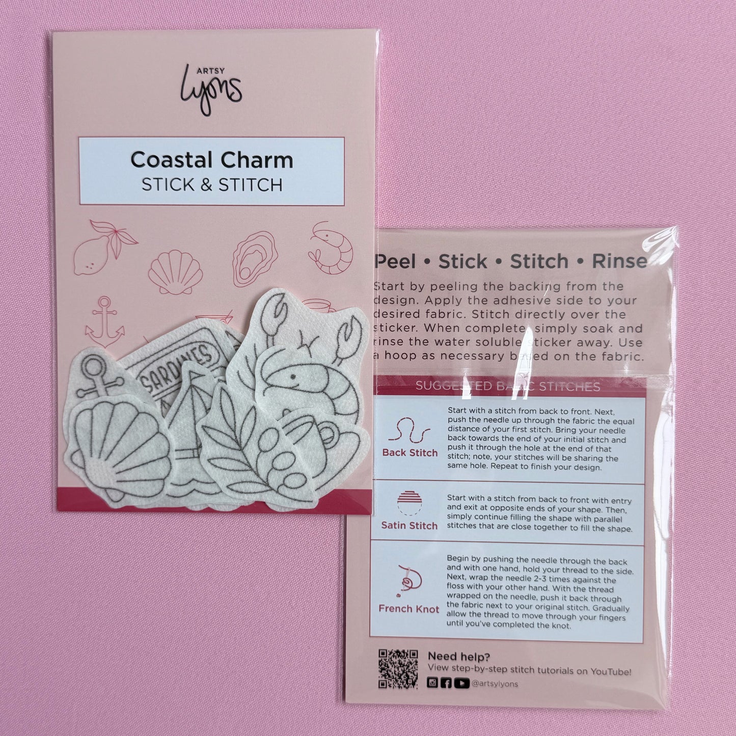 Coastal Charm Stick & Stitch Set