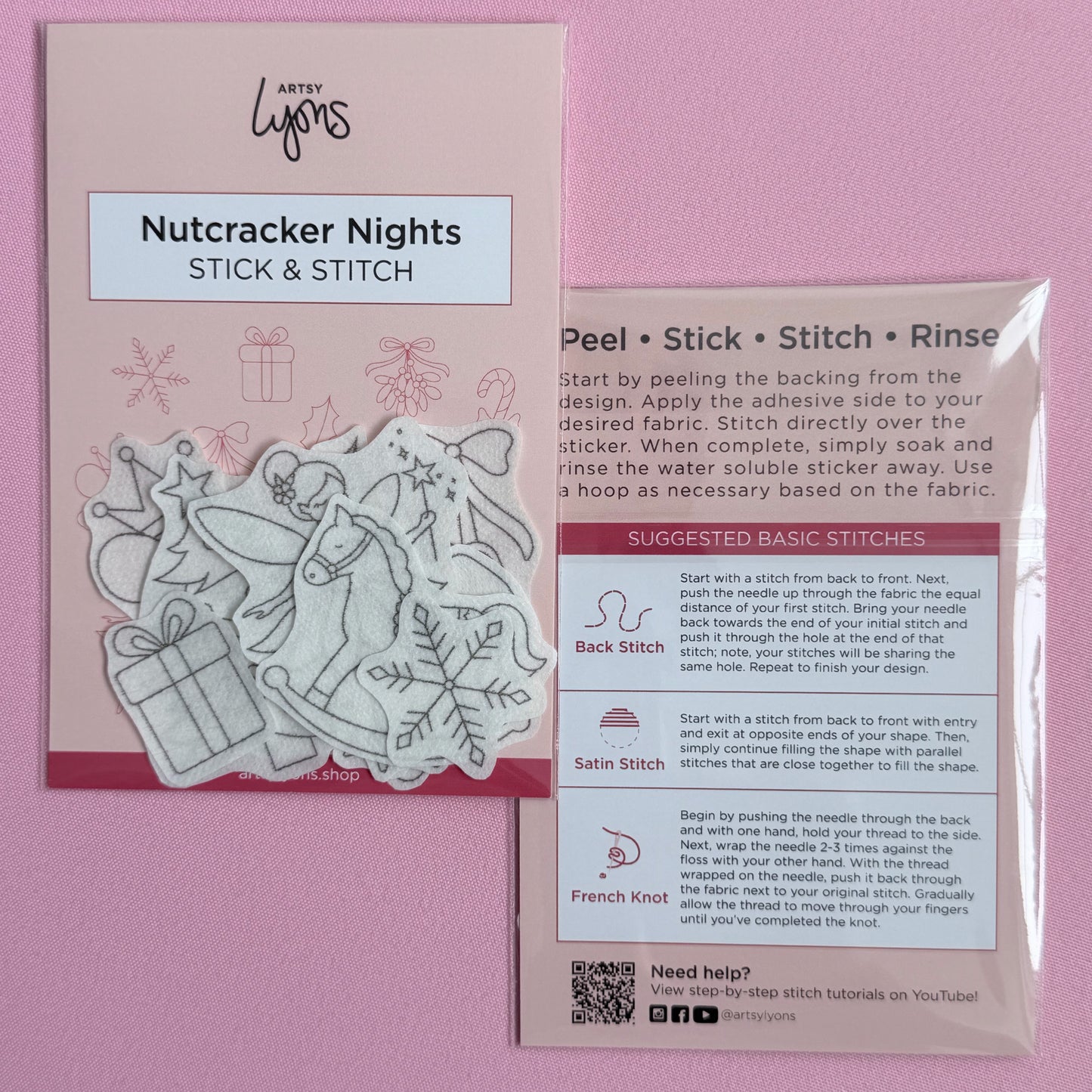 Nutcracker Nights Stick & Stitch Set