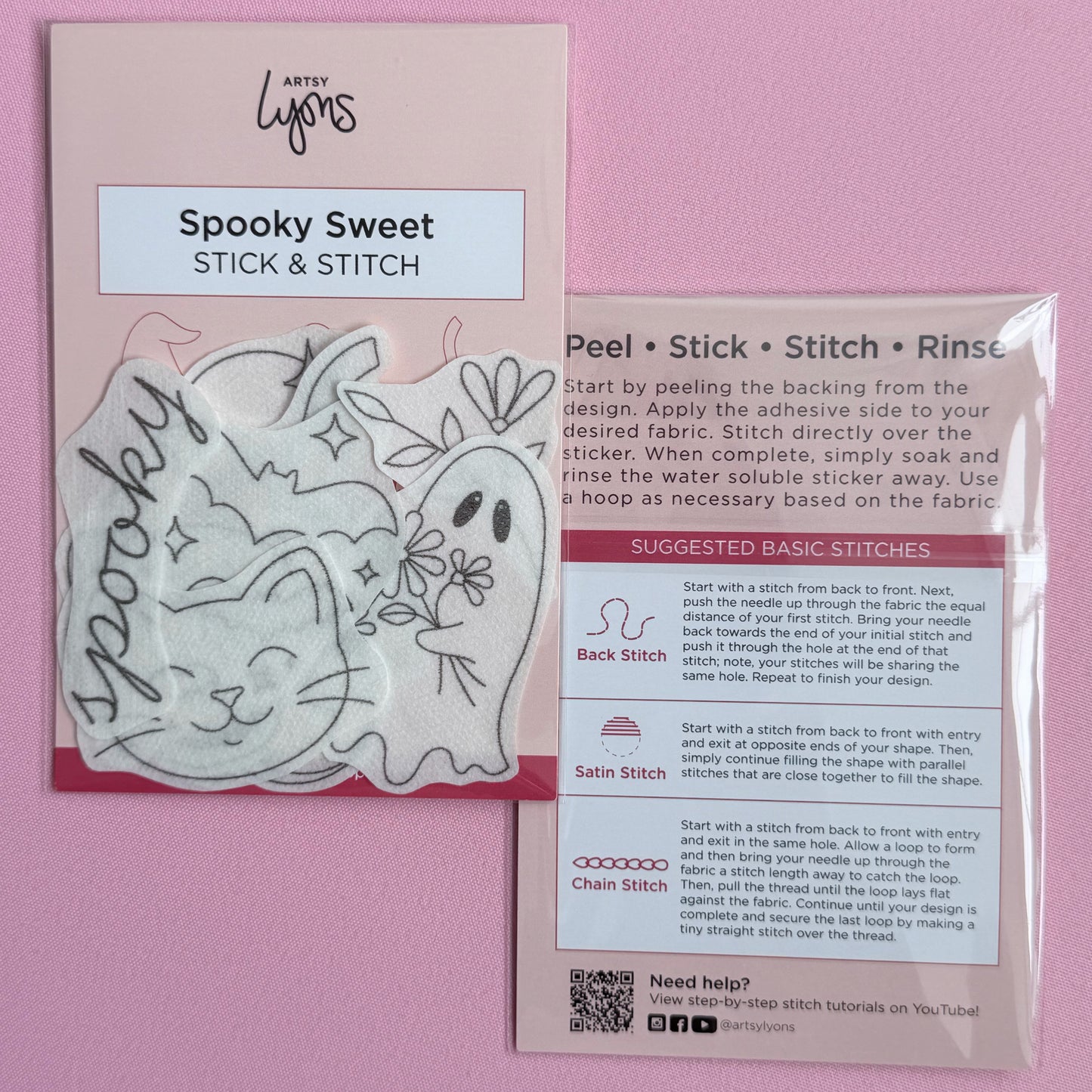 Spooky Sweet Stick & Stitch Set