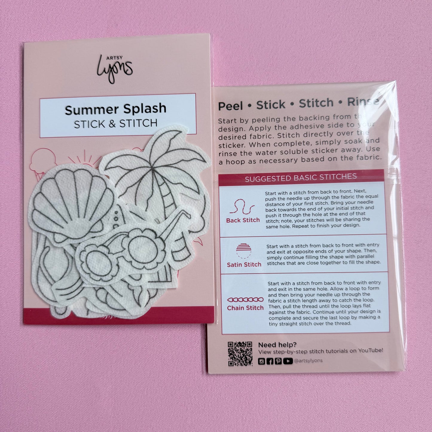 Summer Splash Stick & Stitch Set