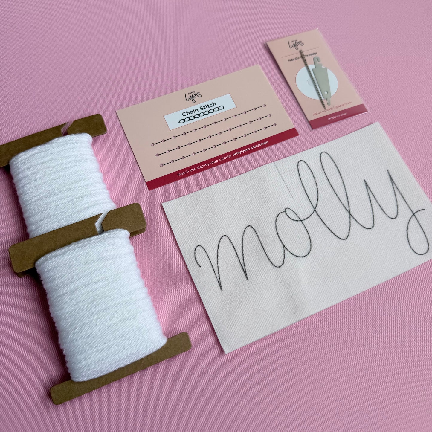 Custom Name Embroidery Kit