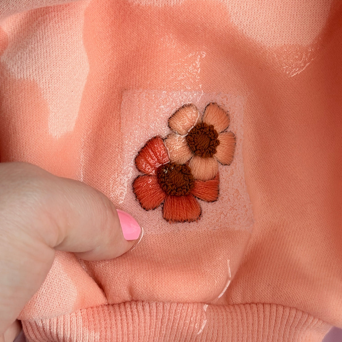 Petal Pair 2-Stitch Beginner Embroidery Kit