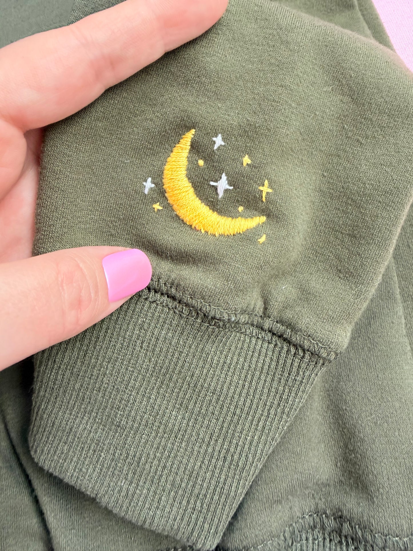 Moonlight 2-Stitch Beginner Embroidery Kit