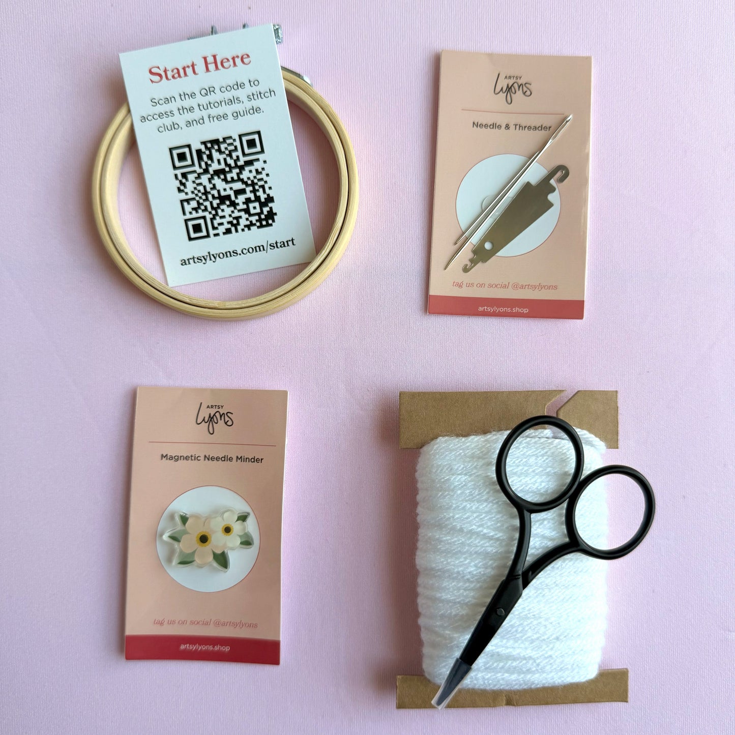 Retro Faves Beginner Embroidery Kit