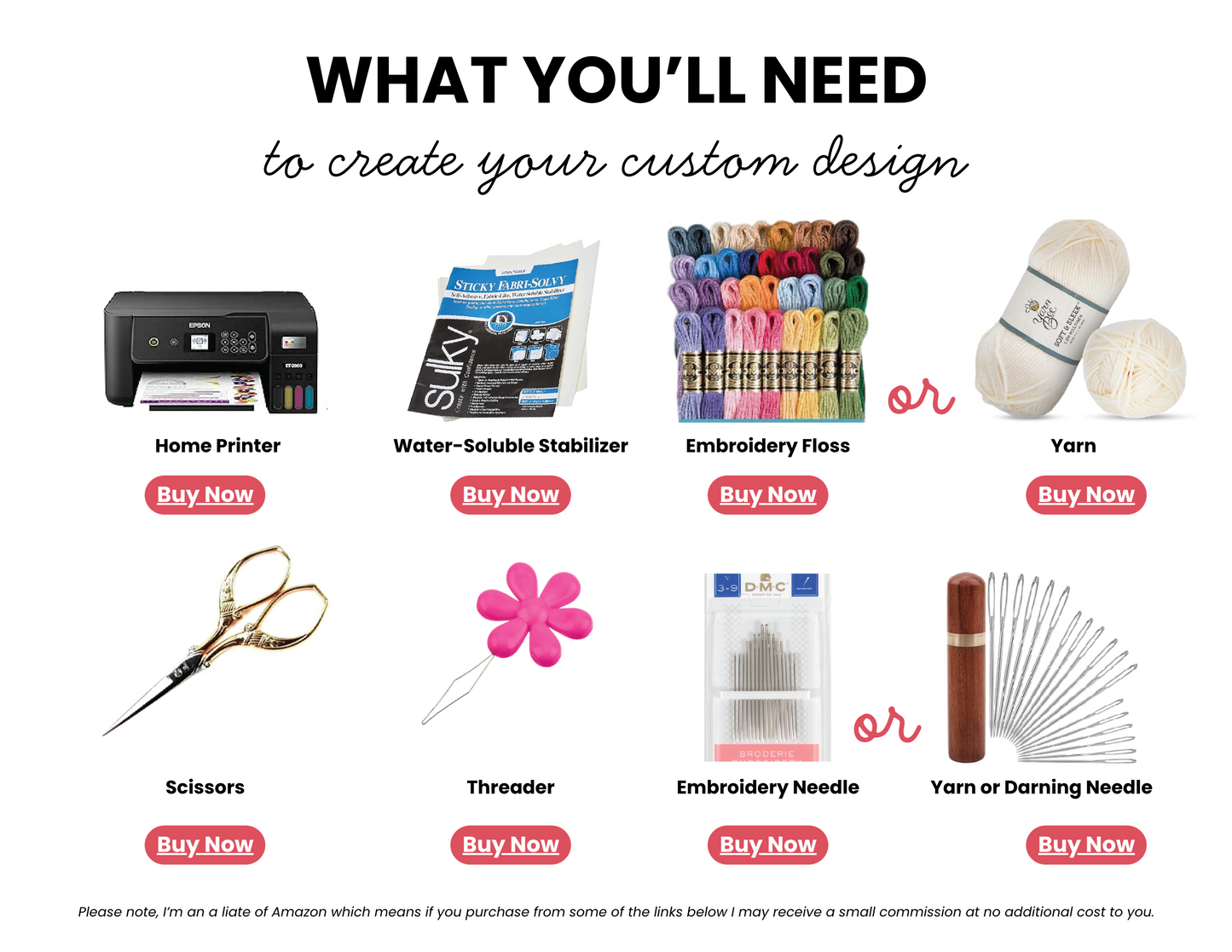 DIY Embroidery Name Design | Canva Template