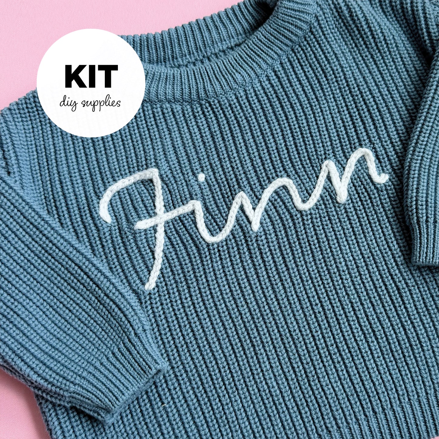 Custom Name Embroidery Kit