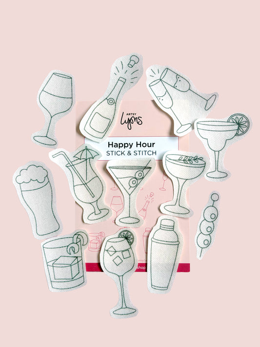 Happy Hour Stick & Stitch Set