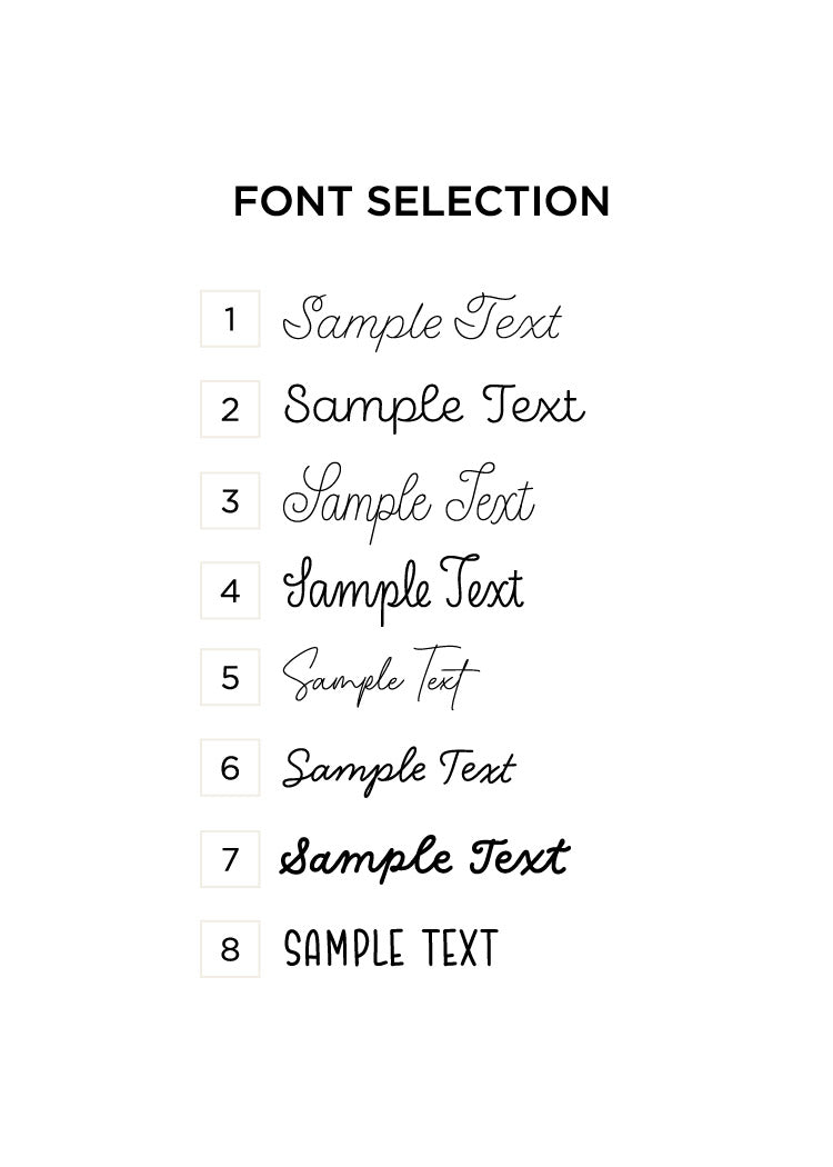 Custom Name Embroidery Kit