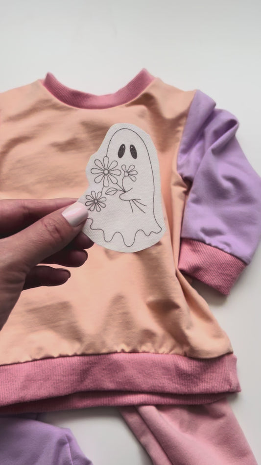 Floral Ghost Embroidery PDF Pattern