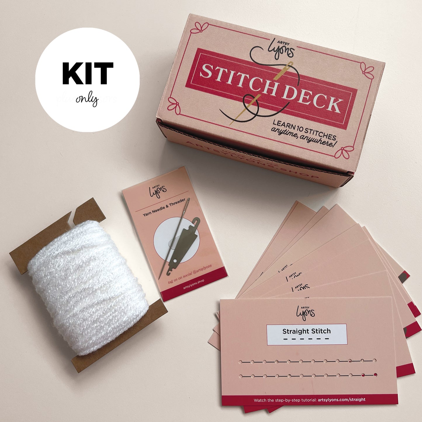 The Stitch Deck(TM) Embroidery Kit