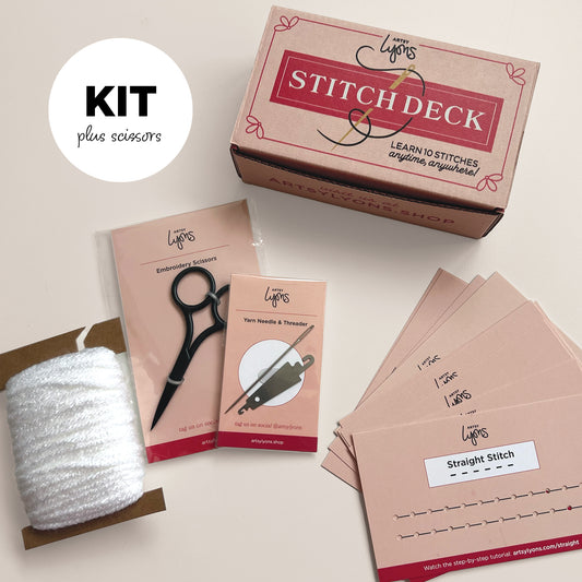 The Stitch Deck(TM) Embroidery Kit