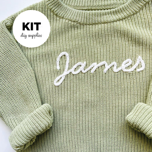 Custom Name Embroidery Kit