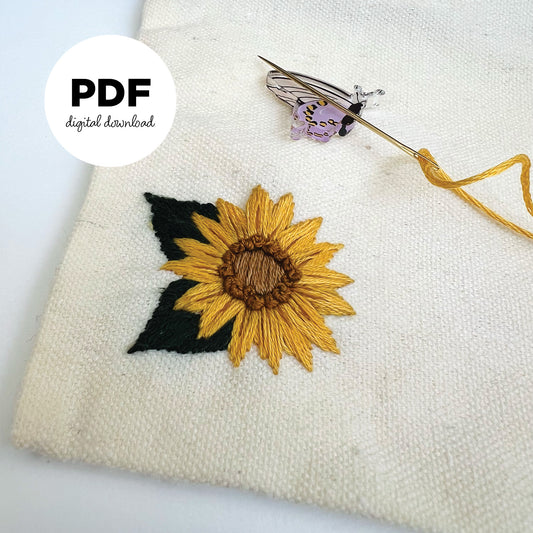 Wildflower Whimsy Embroidery PDF Pattern Set