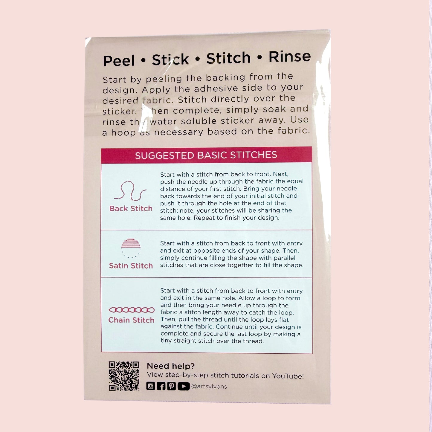 Retro Faves Stick & Stitch Set