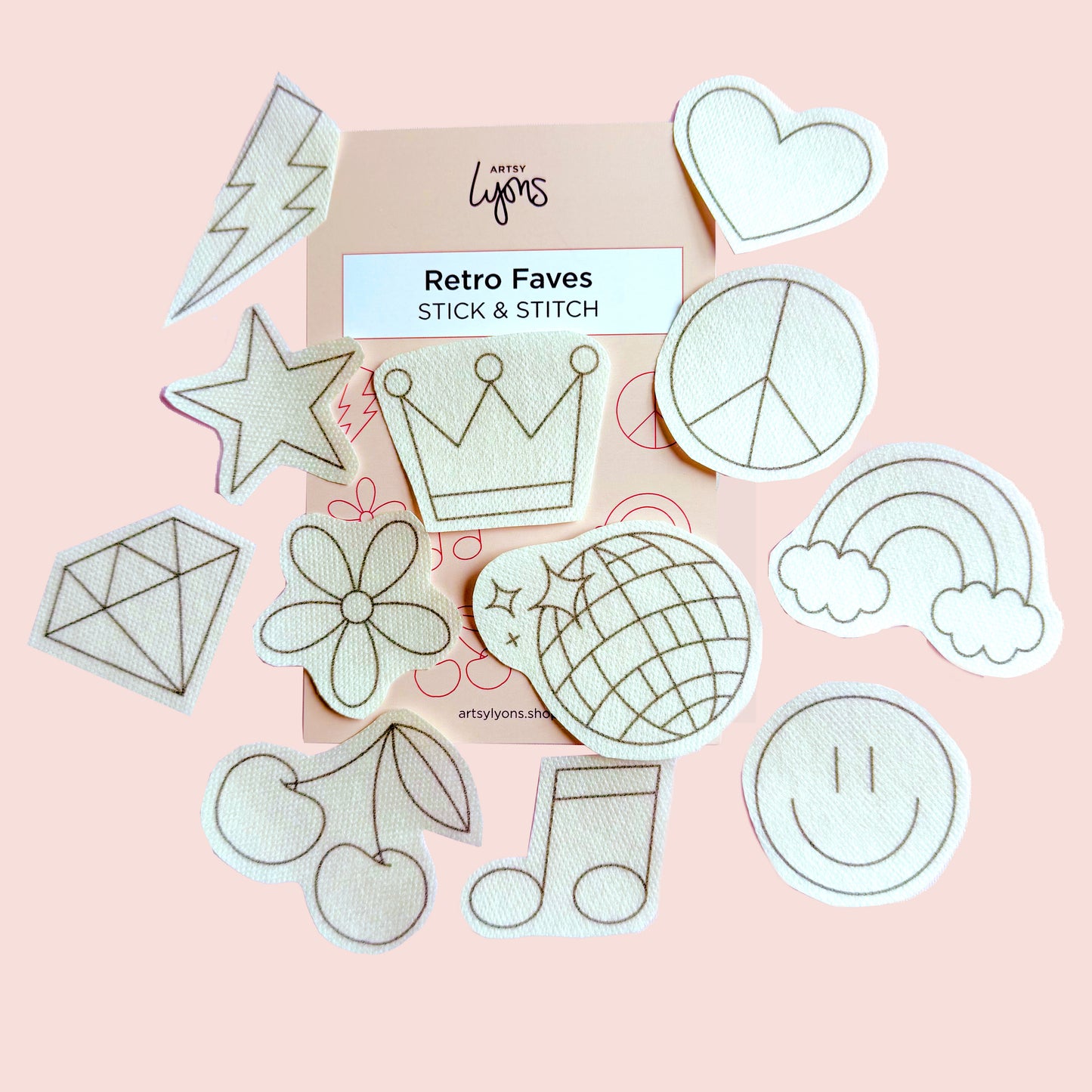Retro Faves Stick & Stitch Set