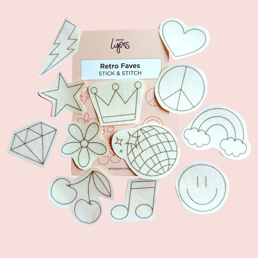 Retro Faves Stick & Stitch Set