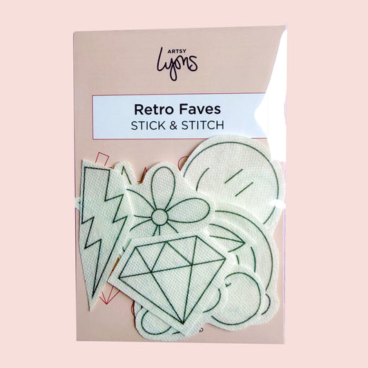Retro Faves Stick & Stitch Set