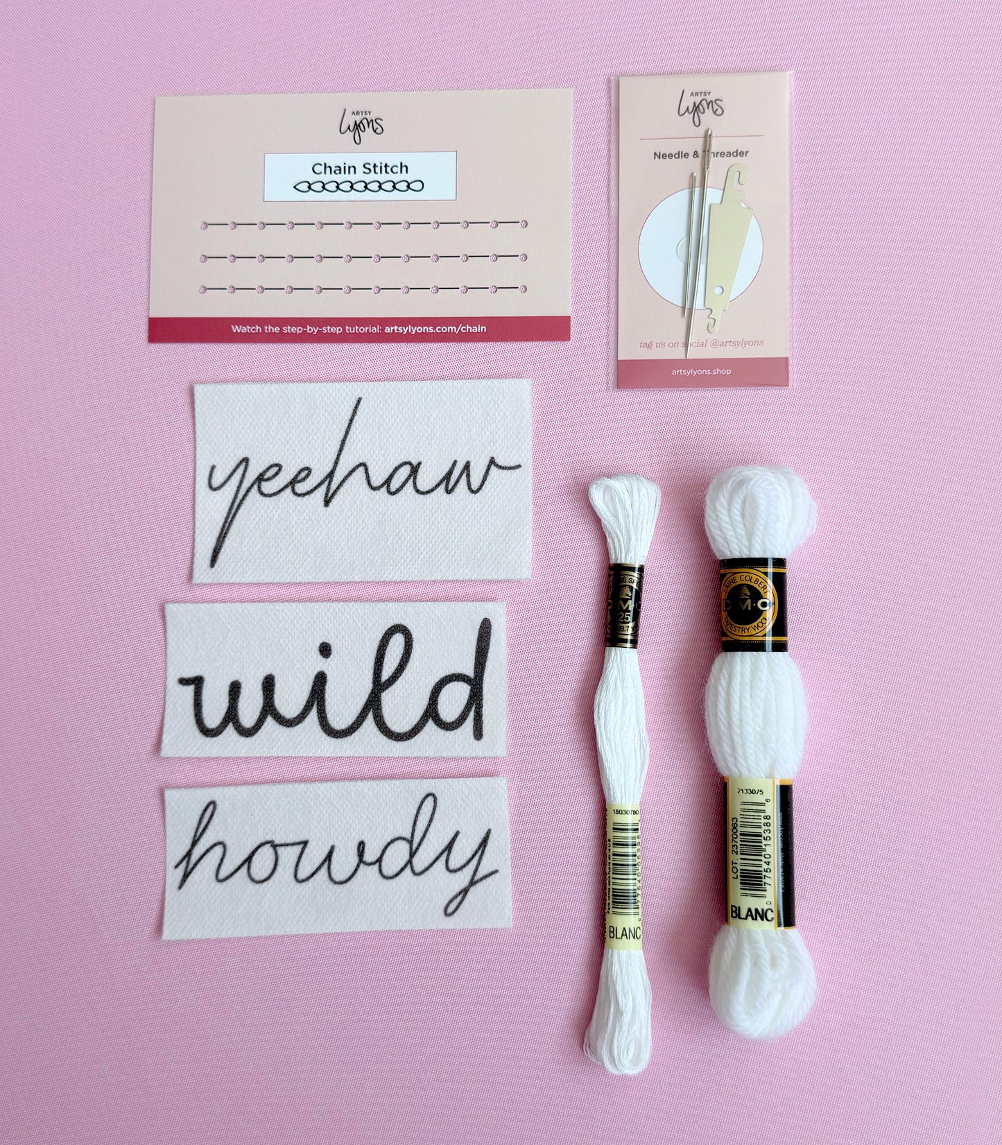 Rodeo Ready 1-Stitch Beginner Embroidery Kit