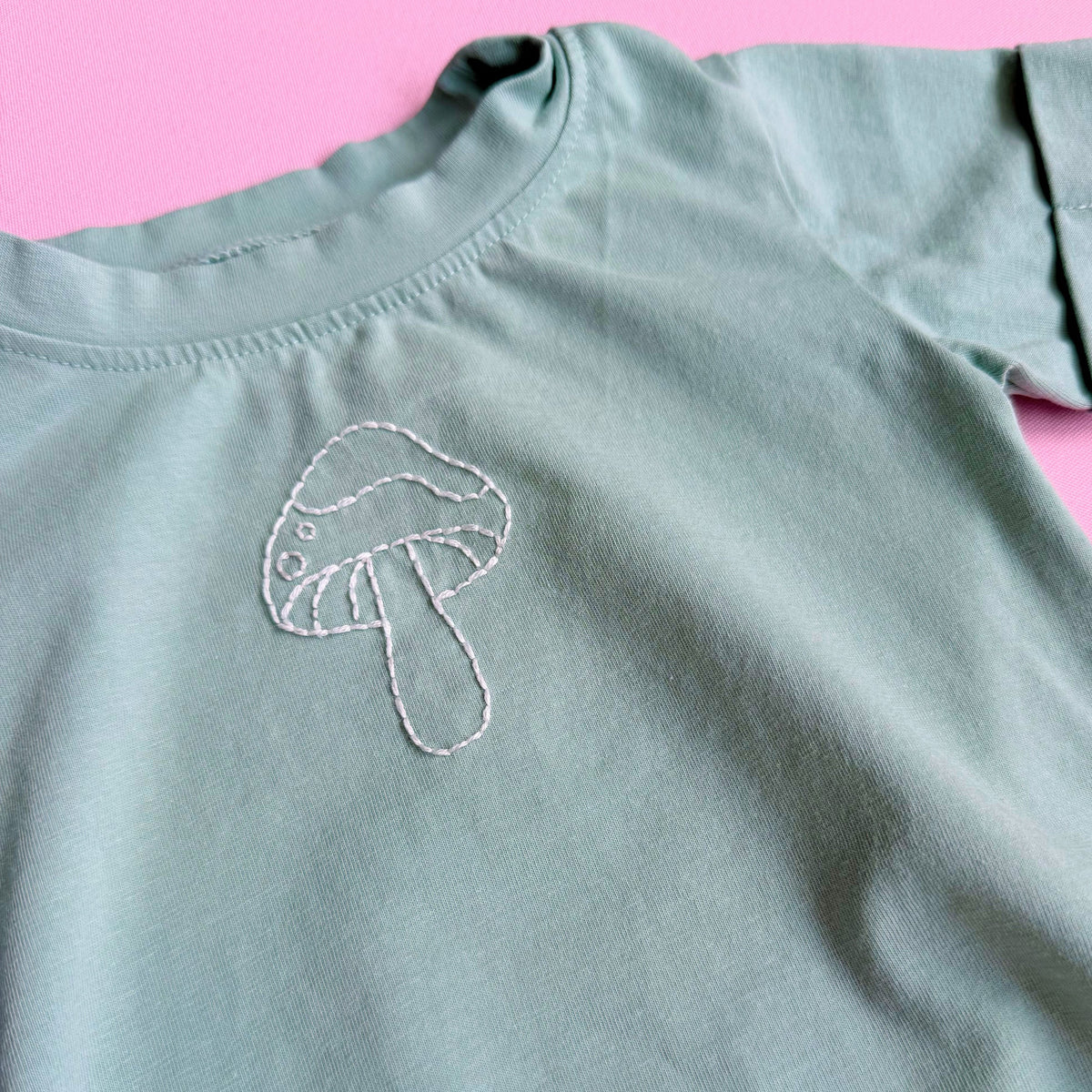 Tiny Toadstool 1-Stitch Beginner Embroidery Kit